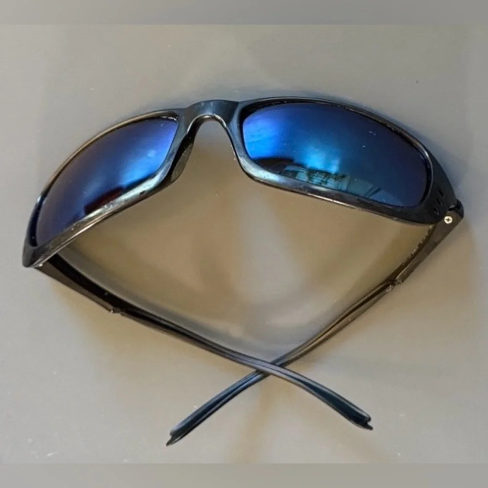Costa Del Mar Brine II Sunglasses Black with Blue Polarized Lenses 59 18 130